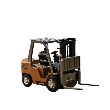 1/64 Remote-controlled alloy forklift Engineering vehicle Tabletop toys Model Collection Gift For Boys