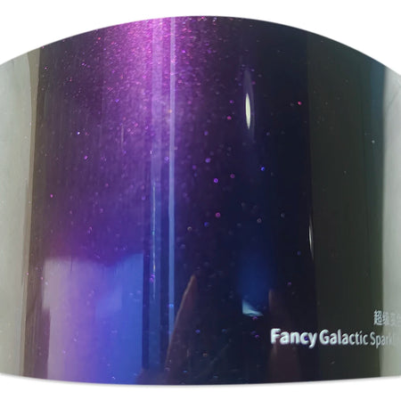 PET Fancy Galactic Sparkling Chameleon Car Decal Film Glossy Metallic paint protection