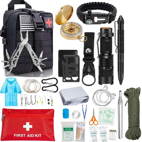 Load image into Gallery viewer, EDC Survival Gear Tool Kit 47 IN 1 Emergency SOS Survival Tools
