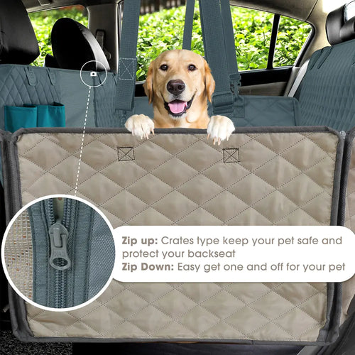 Load image into Gallery viewer, Dog Seat Cover with Mesh Visual Window
