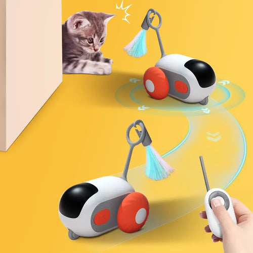 Load image into Gallery viewer, Smart Interactive Cat Toy Ball Toy Car Remote Control
