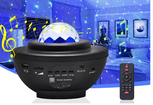 Load image into Gallery viewer, LED Star Galaxy Projector Speaker
