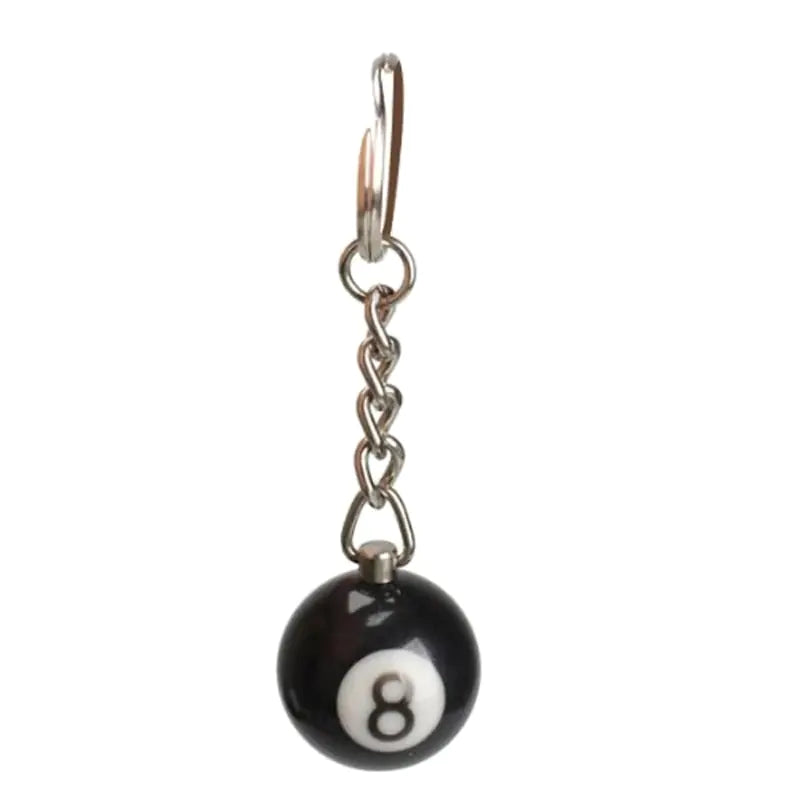 Fashion Creative Billiard Pool Keychain