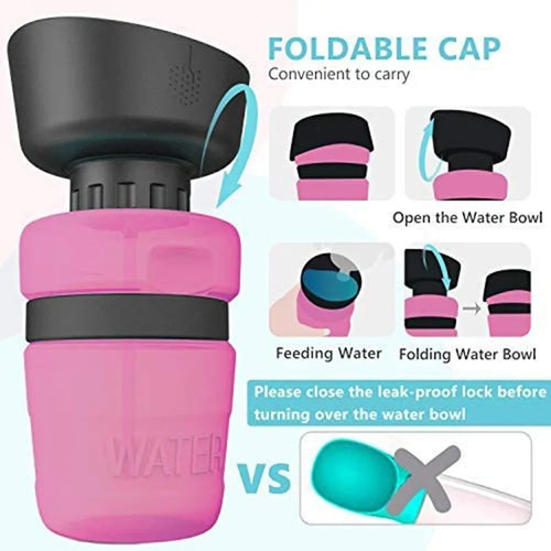 Load image into Gallery viewer, Portable Dog Water Bottle Foldable
