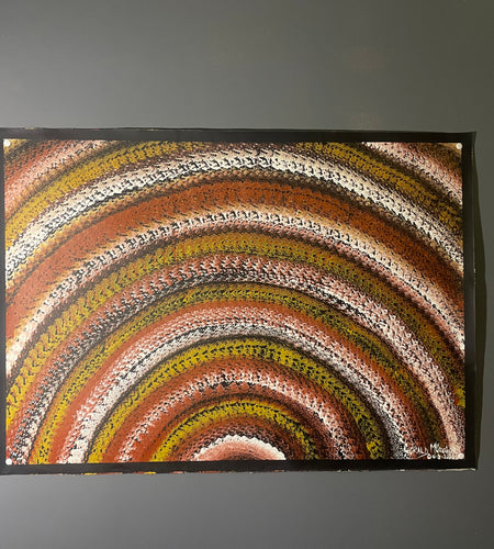Aboriginal Art piece - Desert Rainbow Dreaming - Artist Gerald McGregor
