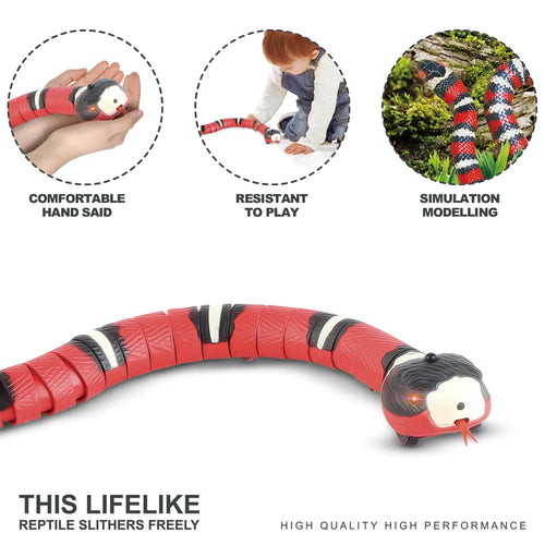 Load image into Gallery viewer, Smart Sensing Snake Interactive Cat Toy
