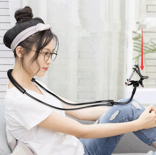 Load image into Gallery viewer, 60-Degree Flexible Neck Phone Holder Stand
