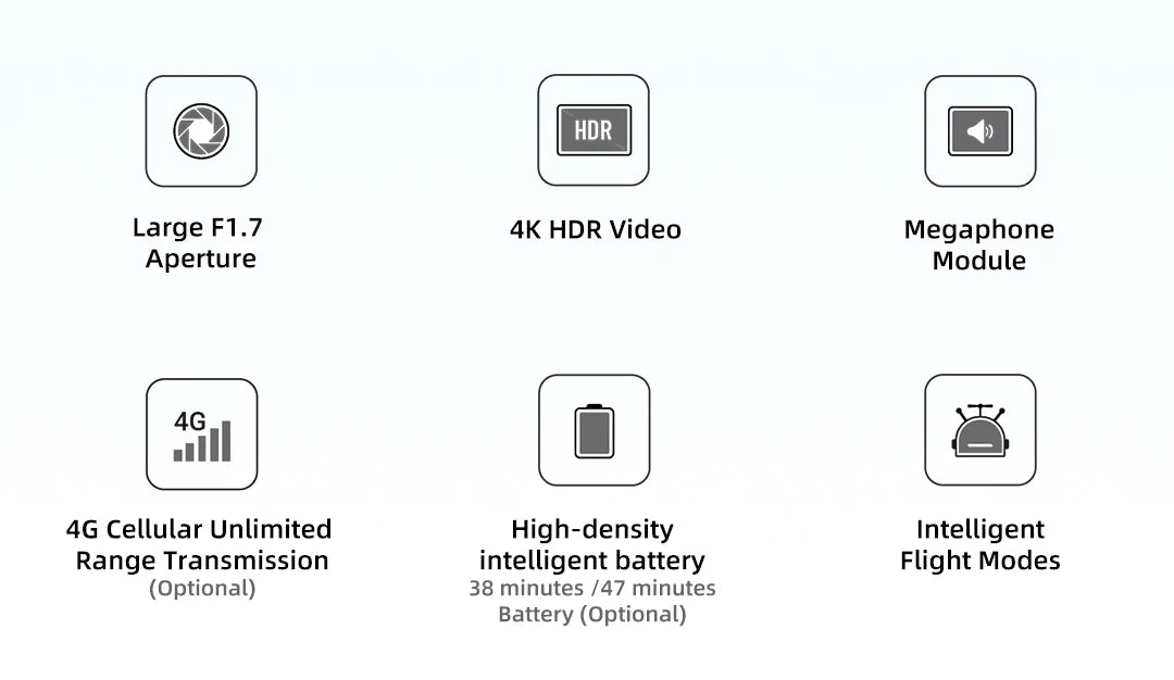 FIMI X8 Pro 2025 Camera drone 1/1.3-inch 48Mp CMOS 4K 60fps 20km transmission range 3-axis Gimbal AI Super Night Video RC Store