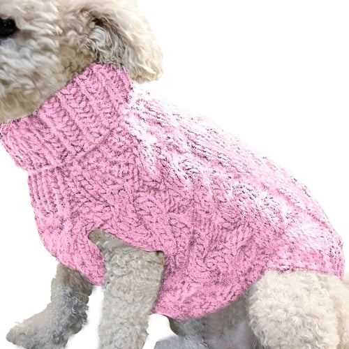 Load image into Gallery viewer, Winter pet Clothes Twist Dog cat Sweaters Warm
