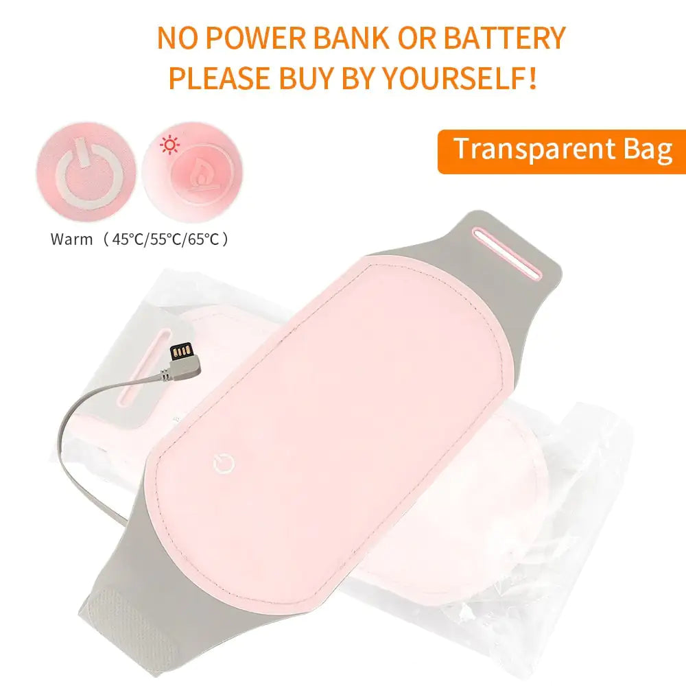 Period pain, Electric Heated Waist Band Electric Abdominal Massager