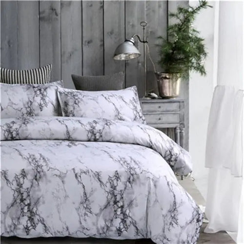 Load image into Gallery viewer, Marble Duvet Cover Bedding Sets
