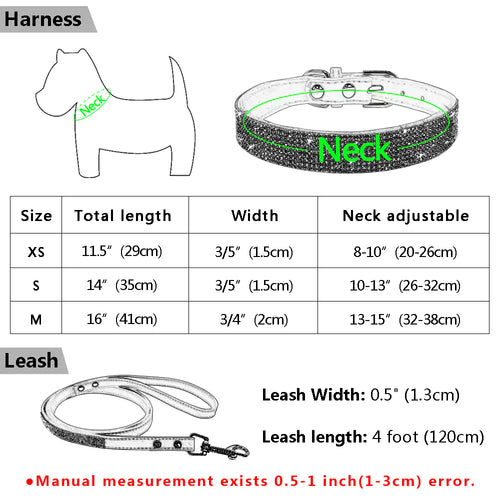 Load image into Gallery viewer, Pet Collar and leash, suede leather, Bling, colourful
