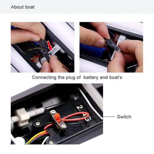 Load image into Gallery viewer, 2.4G LSRC-B8 RC High Speed Racing Boat Waterproof Rechargeable Model Electric Radio Remote Control Speedboat Toys for boys 14Y+
