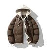 High Quality Winter Thick Puffer Custom Warm Casual Hood Men's Clothes Men Cold Winter Jacket