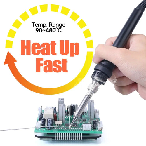Load image into Gallery viewer, YIHUA 926LED-III Digital Electric Soldering Iron Kit with Helping Hands 960I Adjustable Temperature Portable Soldering Station

