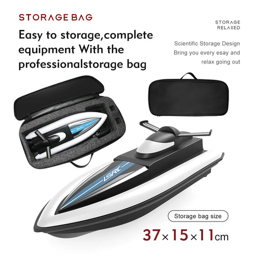 Load image into Gallery viewer, 2.4G LSRC-B8 RC High Speed Racing Boat Waterproof Rechargeable Model Electric Radio Remote Control Speedboat Toys for boys 14Y+
