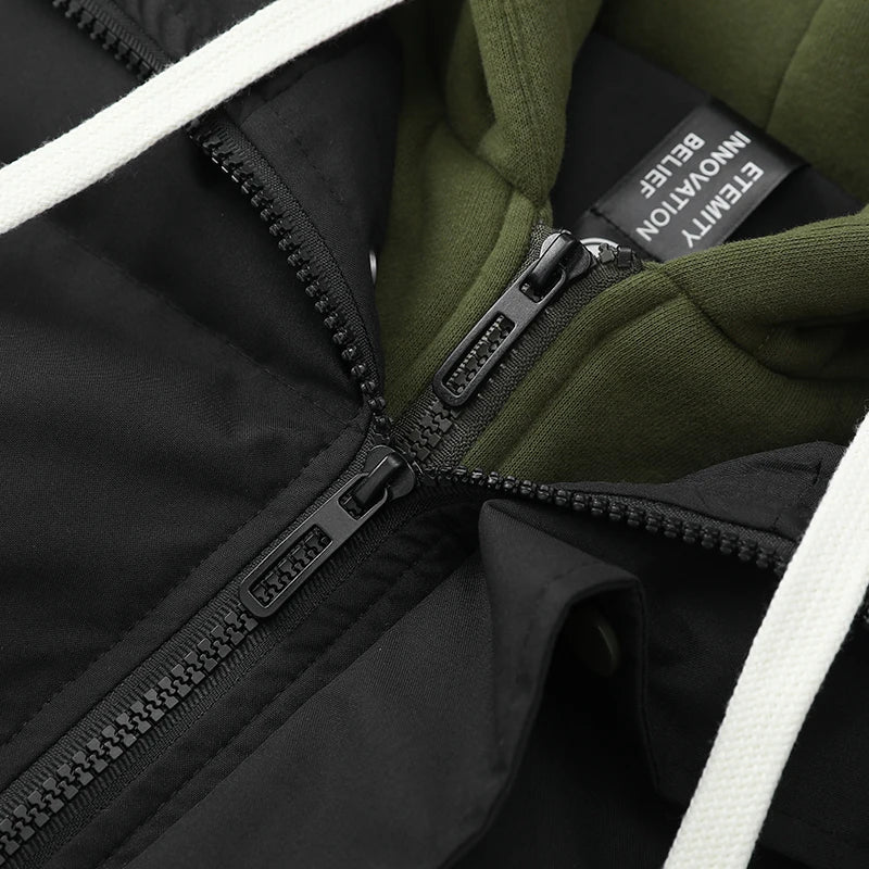 High Quality Winter Thick Puffer Custom Warm Casual Hood Men's Clothes Men Cold Winter Jacket