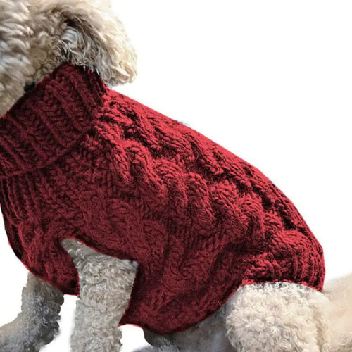 Load image into Gallery viewer, Winter pet Clothes Twist Dog cat Sweaters Warm
