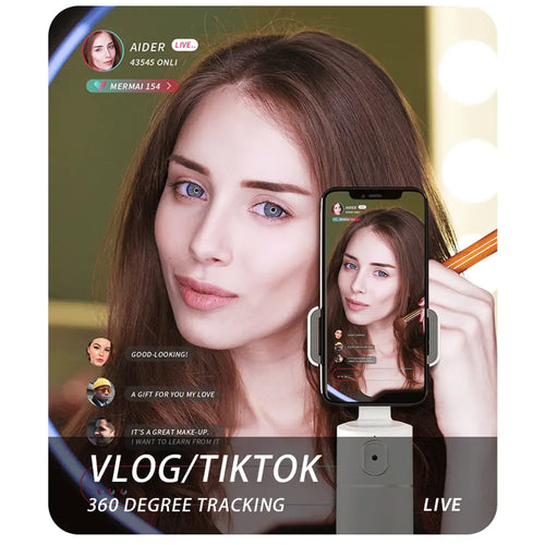 Load image into Gallery viewer, Auto Face Tracking Phone Holder Tripod Stand
