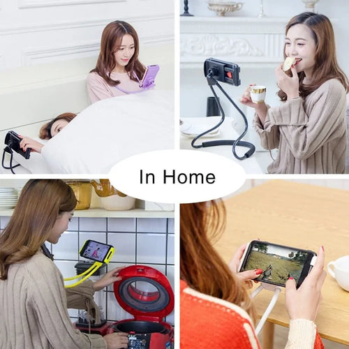 Load image into Gallery viewer, 60-Degree Flexible Neck Phone Holder Stand
