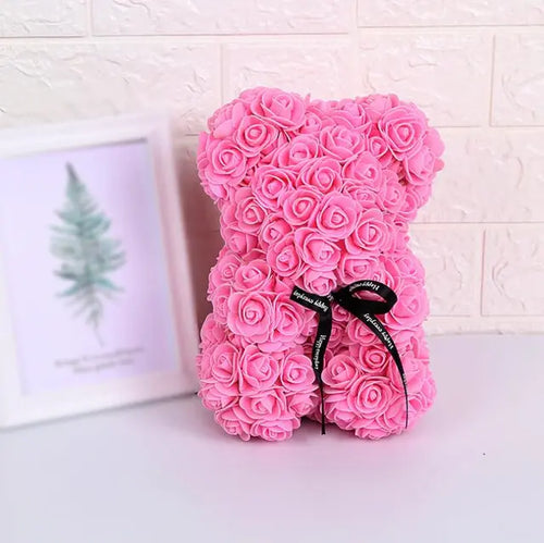 Load image into Gallery viewer, Rose Bear Flowers
