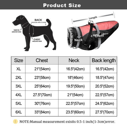 Load image into Gallery viewer, Waterproof Thicken Winter Dog Coat with Harness for Medium to Large Dogs
