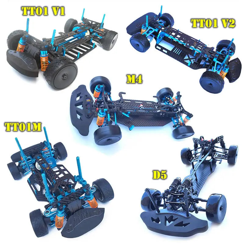 3RACING Sakura D5 D5S 4WD 1:10 RC Car Carbon Fiber Frame DIY KIT High Speed Racing Model Remote Control Super Rear Drive Drift