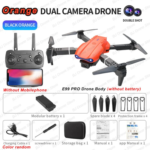 Load image into Gallery viewer, 2024 E99Pro RC Drone 4K Professinal With 1080P Wide Angle HD Camera Foldable Helicopter WIFI FPV Height Hold Gift Toy
