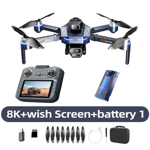 Load image into Gallery viewer, Original GT8 GPS Foldable Drone 8K Dual Camera 5G WIFI FPV Brushless Optical Flow Obstacle Avoidance RC Aerial Quadcopter
