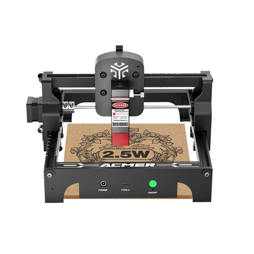 Load image into Gallery viewer, ACMER S1 Mini Laser Engraving and Cutting Machine Portable High Precision CNC Machine Tool For Plywood Acrylic Leather Glass
