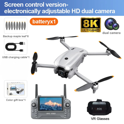 Load image into Gallery viewer, New LF812 Drone FPV Professional HD Aerial 8K Dual Camera Large Screen Remote No Phone Obstacle Brushless Foldable RC Quadcopter
