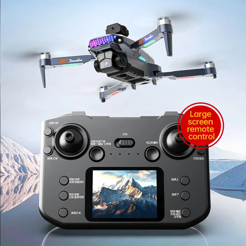 D27 upgraded version with screen LCD RC drone GPS professional aerial photography long endurance intelligent aircraf