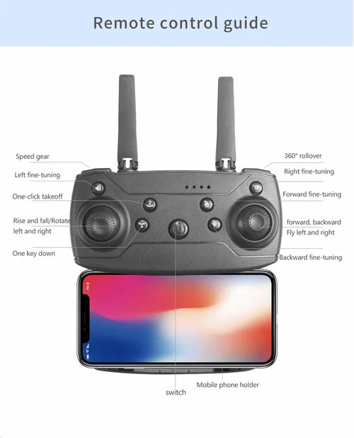 Load image into Gallery viewer, 2024 E99Pro RC Drone 4K Professinal With 1080P Wide Angle HD Camera Foldable Helicopter WIFI FPV Height Hold Gift Toy
