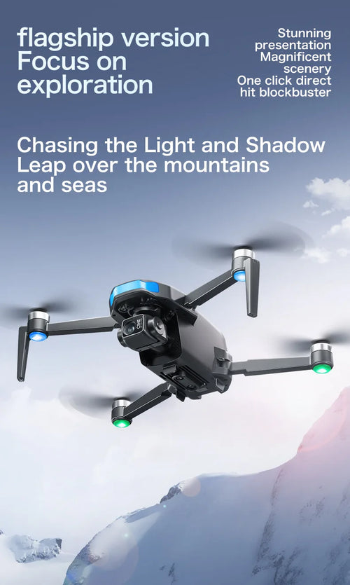 Load image into Gallery viewer, New S-X1 Quadcopter Drone: 4K Camera, 3-Axis Gimbal w/EIS, 5G GPS | Pro Aerial Photo Gift with Foldable Design
