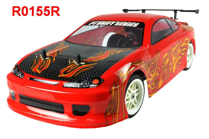 New Rc 1/10 Flat Sports Car Remote Control Model Toy Vrx Reiz Howe Rh1004 Two-Speed Methanol Fuel Gasoline Toy Model Car