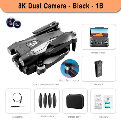 Load image into Gallery viewer, 2025 New Z908 Pro /MAX 8K Drone ESC Professional 8K Dron Optical Flow Localization 3sided Obstacle Avoidance Quadcopter Toys
