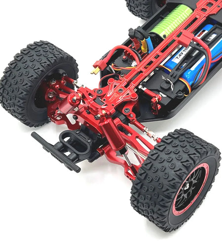 SCY 16101 16102 16103 16104 16106 16201 Metal Steering Assembly and Servo Arm Link Rod 1/16 RC Car Upgrade Parts Accessories