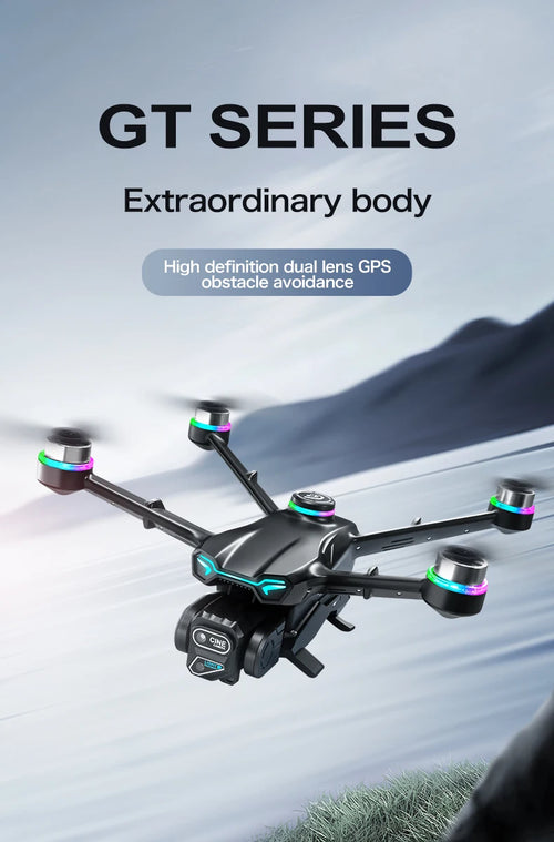 Load image into Gallery viewer, New GT6 Drone 8K Professional HD Dual Camera GPS Smart Return 5G WIFI Obstacle Avoidance Brushless Foldable Quadcopter Dron
