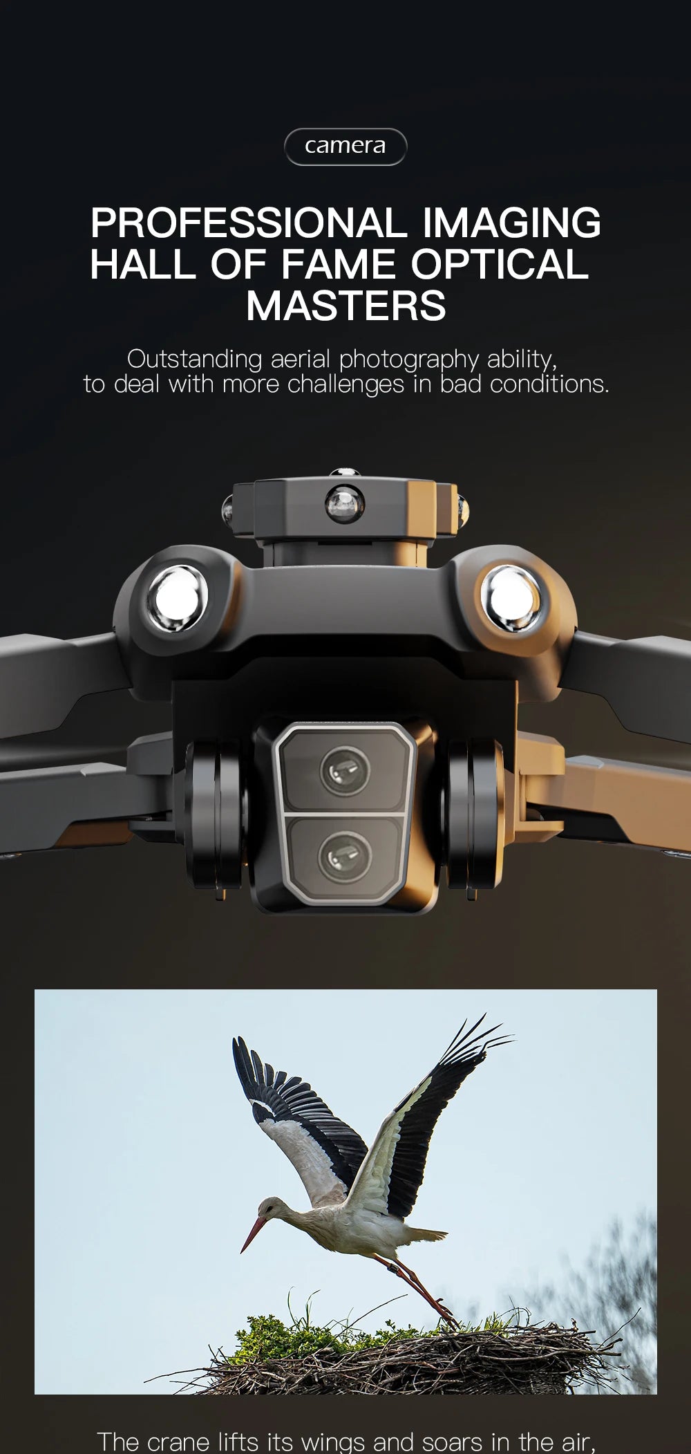 SG109 Pro Mini  Drone 8K Profesional with HD Camera 5G WiFi GPS Folding 4-Axis anti Shake Gimbal Brushless Motoror Quadcopter Ne