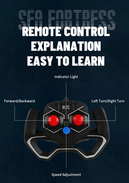 Load image into Gallery viewer, JJRC S19 RC Aircraft 2.4G Remote Control Battleship Boat RC Boat Auto Water Sensor Carrier Boat Toys Gift for Kids Boys
