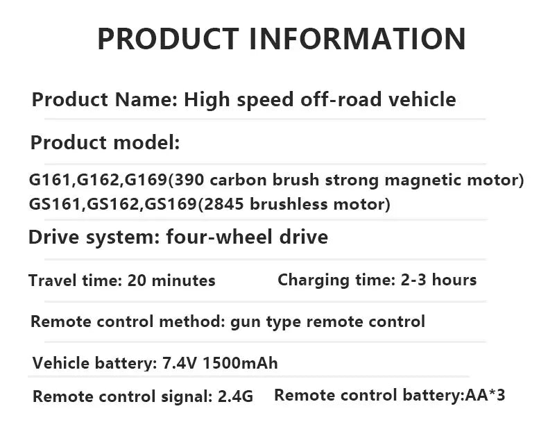 1:16 4WD RC Car 60KM/H Or 36KM/H With LED 2.4G Remote Control Cars High Speed Drift Monster 4x4 Truck For Kids VS Wltoys 144001