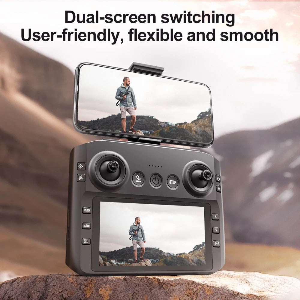 2025 NEW M7 Drone with Large Screen 5G  HD EIS Camera Brushless RC Quadcopter Drone Aerial Photography Gifts