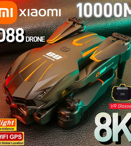 Xiaomi D88 Drone HD 8K Dual Camera Professional Aerial Photography Optical Flow Hovering Gesture Shooting Folding Quadcopter ﻿