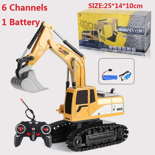 Load image into Gallery viewer, Remote Control Excavator Bulldozer Dump Truck Rc Car Toys Electric Engineering 2.4g High-Tech Vehicle Model Toys For Kids Gifts
