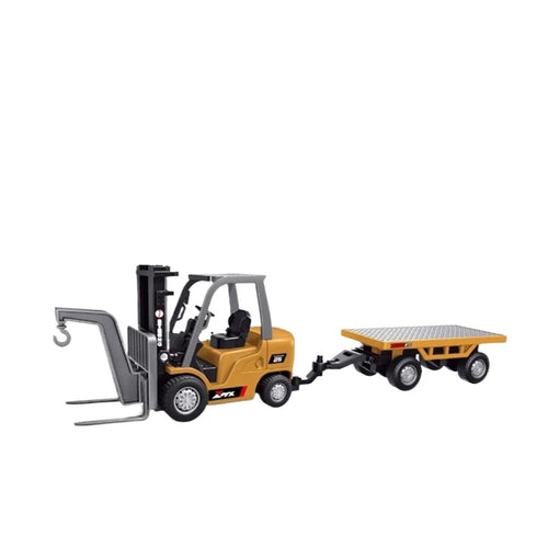 Load image into Gallery viewer, 1/64 Remote-controlled alloy forklift Engineering vehicle Tabletop toys Model Collection Gift For Boys

