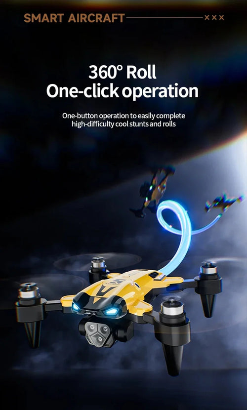 Load image into Gallery viewer, M5 Drone Professional 8K Wide-Angle HD Triple Camera WiFi FPV Height Hold RC Drone Aircraft Quadrotor Adult Children&#39;s Toys Gift
