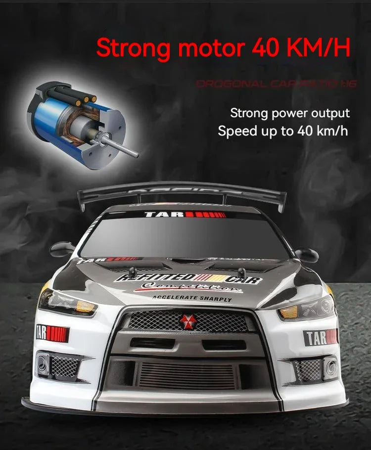 1:10 4wd 70km/h Rc Drift Car Drifting Wheels Anti-collision Off-road Racing Rc Cars Off Road 4×4 Toys Rc Drift Car Large Speed