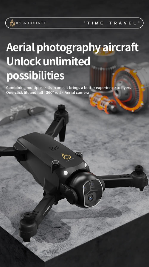 Load image into Gallery viewer, XS6 RC Mini Drone 8K HD Dual Camera 360° Obstacle Avoidance Optical Flow Indoor Outdoor Quadcopter Toys For Kids Birthday Gift
