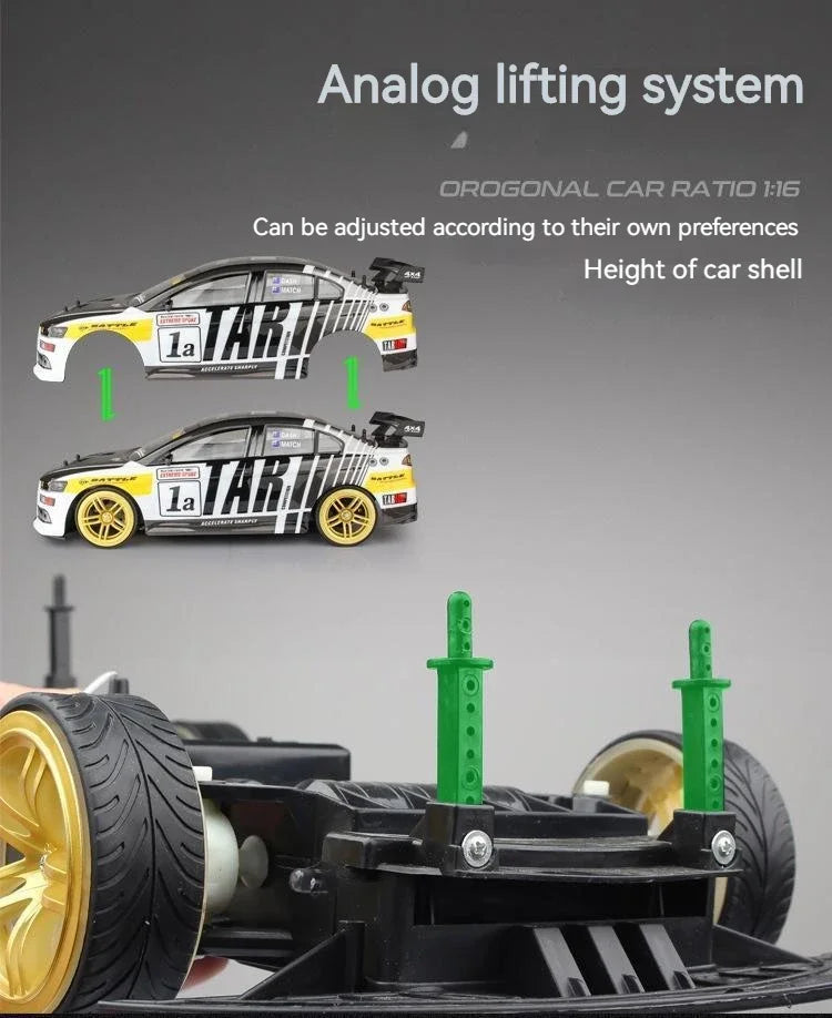 1:10 4wd 70km/h Rc Drift Car Drifting Wheels Anti-collision Off-road Racing Rc Cars Off Road 4×4 Toys Rc Drift Car Large Speed