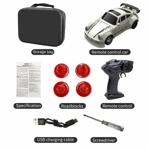 Load image into Gallery viewer, 2025 New Kf20 1:64 Drift Rc Car Four-wheel remote-controlled racing car Full proportions Desk Competition Toy Boys Ideal gifts.
